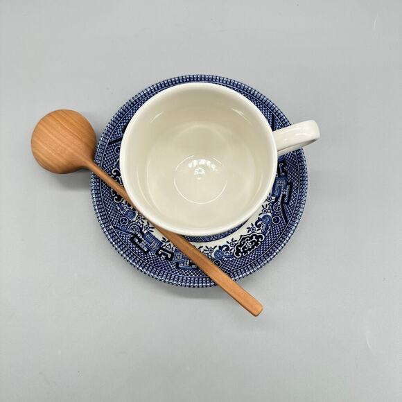 Wood Spoon Tea Utensils Beach Kitchen Long Japanese 1 Pc. - Picture 4 of 4